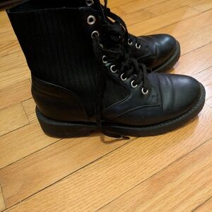 Women's Black Combat Boots